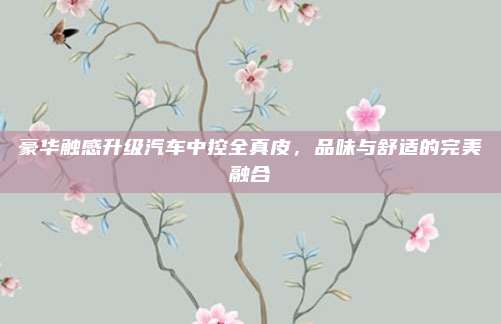 豪华触感升级汽车中控全真皮,品味与舒适的完美融合