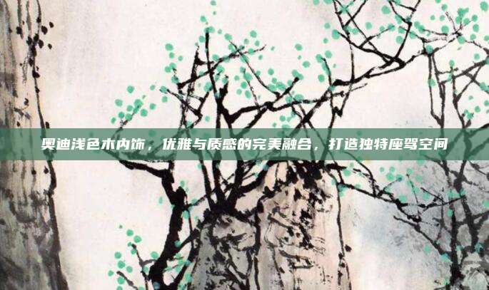 奥迪浅色木内饰,优雅与质感的完美融合,打造独特座驾空间