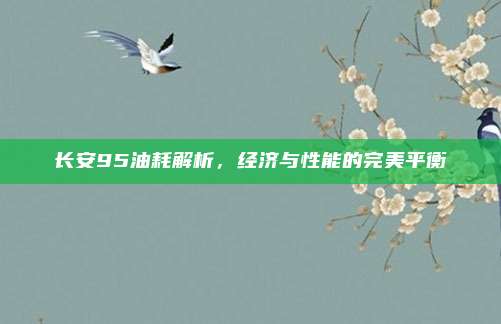 长安95油耗解析,经济与性能的完美平衡