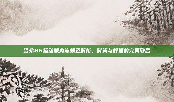 哈弗H6运动版内饰颜色解析,时尚与舒适的完美融合