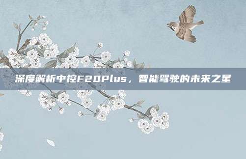 深度解析中控F20Plus,智能驾驶的未来之星