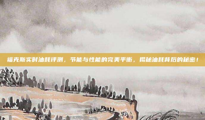 福克斯实时油耗评测,节能与性能的完美平衡,揭秘油耗背后的秘密!