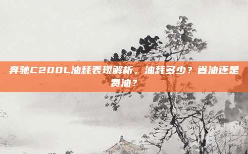 奔驰C200L油耗表现解析,油耗多少?省油还是费油?