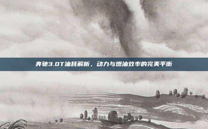 奔驰3.0T油耗解析,动力与燃油效率的完美平衡