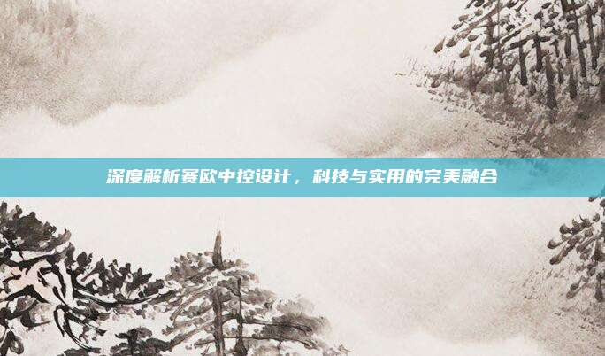 深度解析赛欧中控设计,科技与实用的完美融合