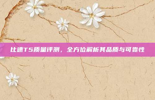 比速T5质量评测,全方位解析其品质与可靠性