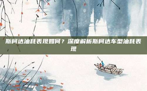 斯柯达油耗表现如何?深度解析斯柯达车型油耗表现