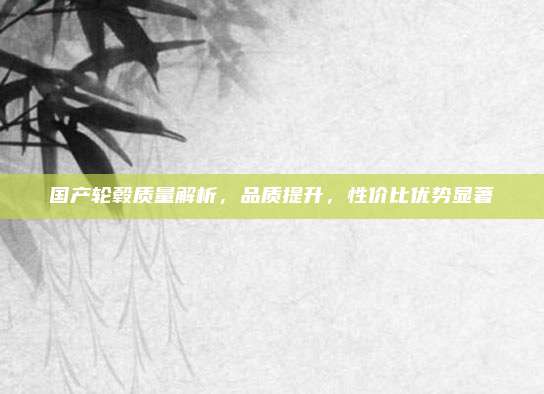 国产轮毂质量解析,品质提升,性价比优势显著