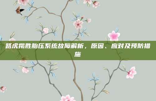 路虎揽胜胎压系统故障解析,原因、应对及预防措施