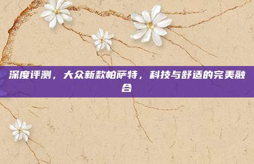 深度评测,大众新款帕萨特,科技与舒适的完美融合