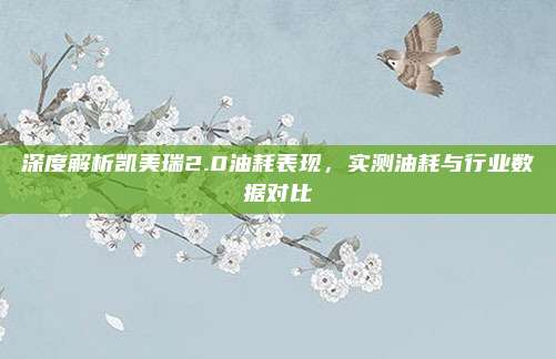深度解析凯美瑞2.0油耗表现,实测油耗与行业数据对比