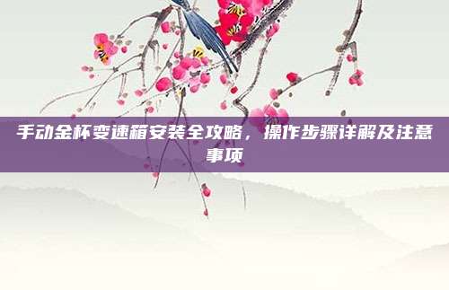 手动金杯变速箱安装全攻略,操作步骤详解及注意事项