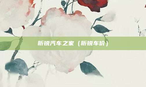 昕锐汽车之家（昕锐车价）