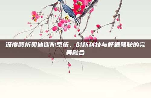深度解析奥迪迷你系统,创新科技与舒适驾驶的完美融合