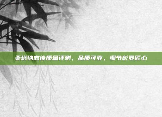 桑塔纳志後质量评测,品质可靠,细节彰显匠心