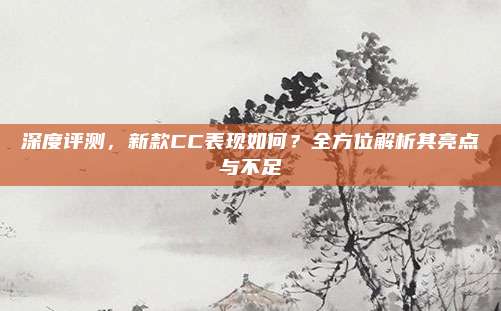 深度评测,新款CC表现如何?全方位解析其亮点与不足