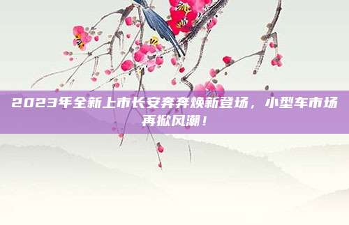 2023年全新上市长安奔奔焕新登场,小型车市场再掀风潮!