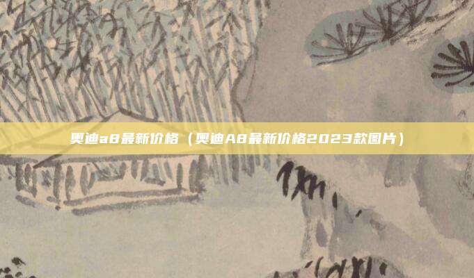 奥迪a8最新价格（奥迪A8最新价格2023款图片）