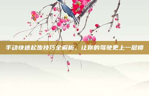 手动快速起步技巧全解析,让你的驾驶更上一层楼