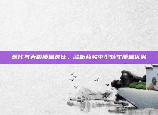 现代与天籁质量对比,解析两款中型轿车质量优劣