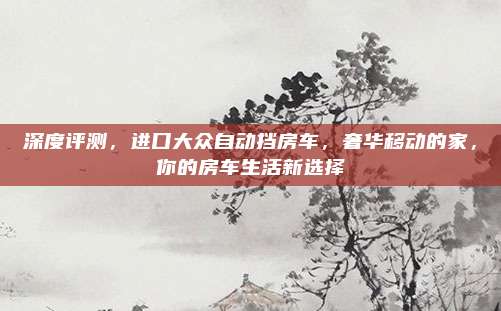 深度评测,进口大众自动挡房车,奢华移动的家,你的房车生活新选择