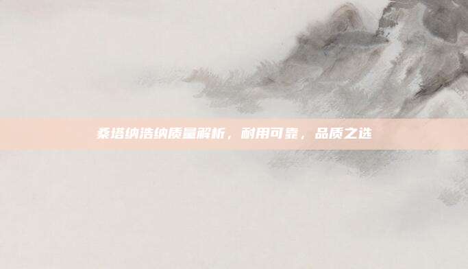 桑塔纳浩纳质量解析,耐用可靠,品质之选