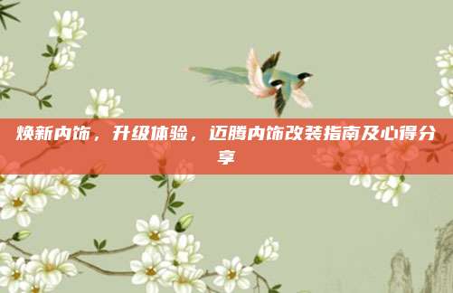 焕新内饰,升级体验,迈腾内饰改装指南及心得分享