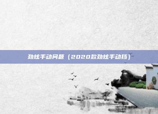 劲炫手动问题（2020款劲炫手动挡）