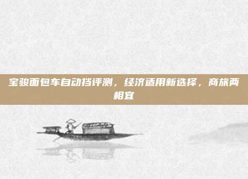 宝骏面包车自动挡评测,经济适用新选择,商旅两相宜