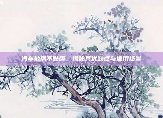 汽车玻璃不贴膜,揭秘其优缺点与适用场景