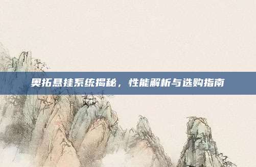 奥拓悬挂系统揭秘,性能解析与选购指南