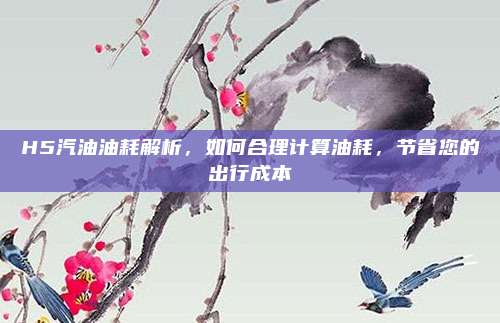 H5汽油油耗解析,如何合理计算油耗,节省您的出行成本
