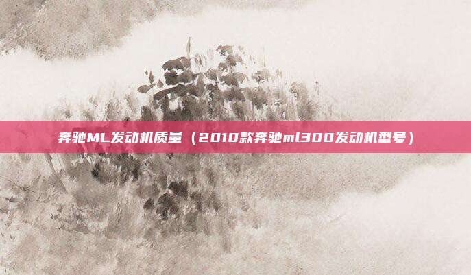 奔驰ML发动机质量（2010款奔驰ml300发动机型号）