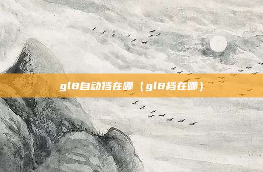 gl8自动挡在哪（gl8档在哪）