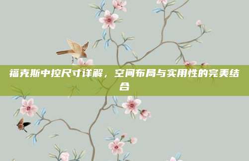 福克斯中控尺寸详解,空间布局与实用性的完美结合