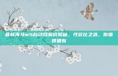 最新海马m5自动挡报价揭秘,性价比之选,你值得拥有