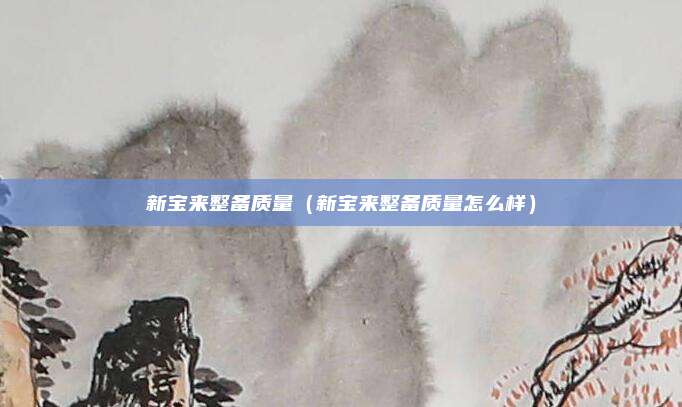 新宝来整备质量（新宝来整备质量怎么样）