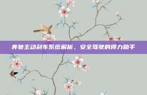 奔驰主动刹车系统解析,安全驾驶的得力助手