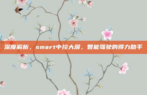 深度解析,smart中控大屏,智能驾驶的得力助手