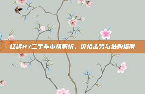 红旗H7二手车市场解析,价格走势与选购指南