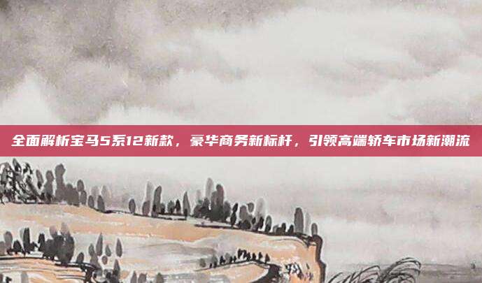 全面解析宝马5系12新款,豪华商务新标杆,引领高端轿车市场新潮流