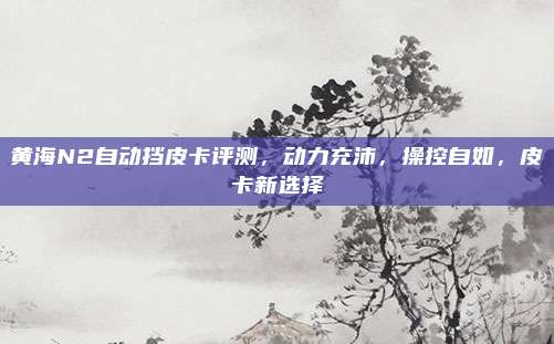 黄海N2自动挡皮卡评测,动力充沛,操控自如,皮卡新选择