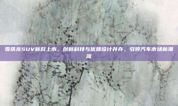 雪铁龙SUV新款上市,创新科技与优雅设计并存,引领汽车市场新潮流