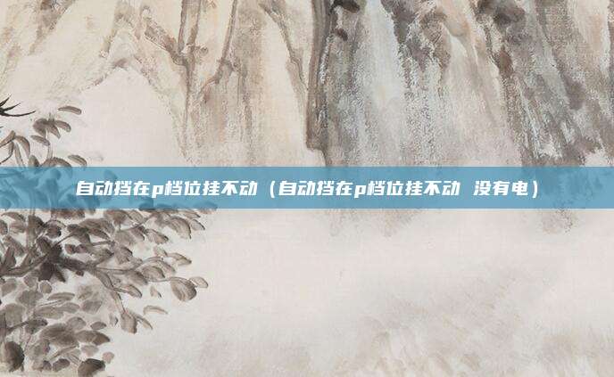 自动挡在p档位挂不动（自动挡在p档位挂不动 没有电）