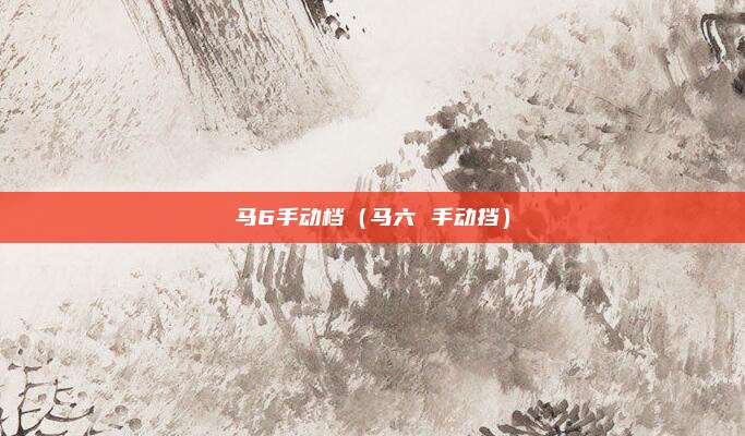 马6手动档（马六 手动挡）