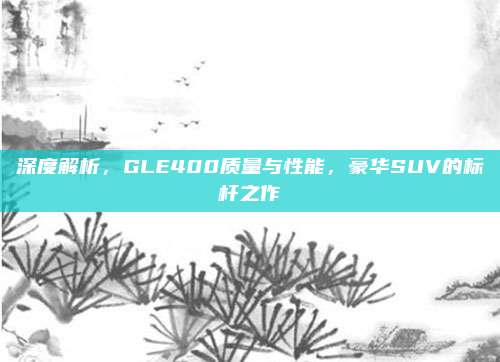 深度解析,GLE400质量与性能,豪华SUV的标杆之作