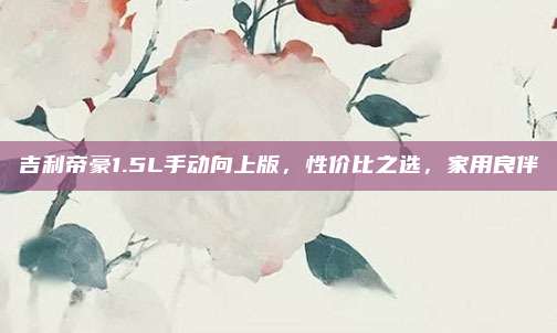 吉利帝豪1.5L手动向上版,性价比之选,家用良伴