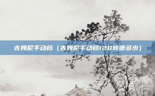 吉姆尼手动档(吉姆尼手动档120转速多少)