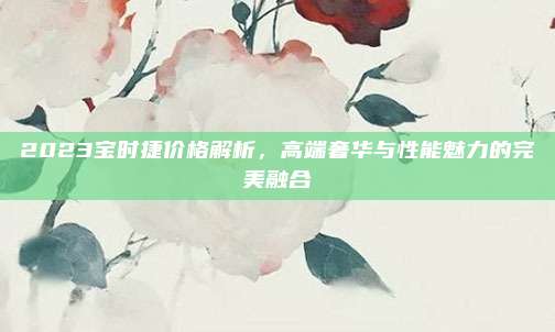 2023宝时捷价格解析,高端奢华与性能魅力的完美融合