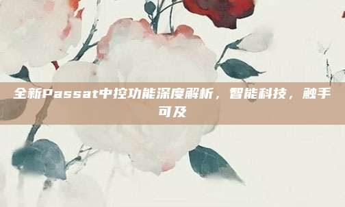 全新Passat中控功能深度解析,智能科技,触手可及